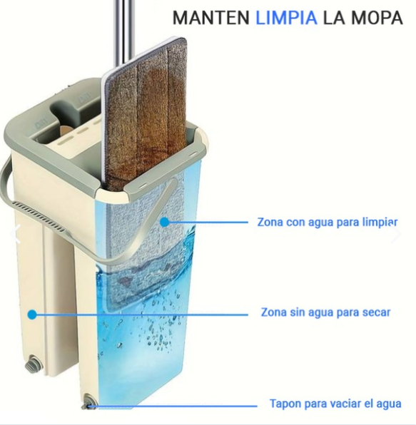 Mopa Clean Magic con tacho
